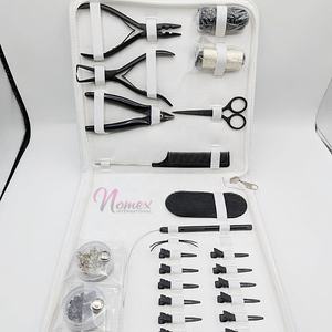 ชุดเครื่องมือคีมต่อผมสแตนเลสอย่างดีเคลือบผงสีดำด้าน คุณภาพระดับมืออาชีพสำหรับใช้งานเชิงพาณิชย์ - Product Image 1