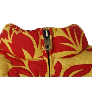 Veste bomber matelassée en velours à imprimé floral tendance de haute qualité, fermeture éclair, veste universitaire pour hommes, veste universitaire - Product Image 4