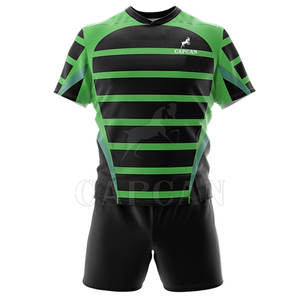 Conjunto de uniforme de rugby personalizable para hombre, transpirable y duradero para partidos intensos con nombre y número de equipo - Product Image 2
