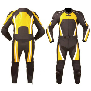 Combinaison de course moto en cuir véritable imprimée, imperméable et coupe-vent, de haute qualité et sur mesure - Product Image 5