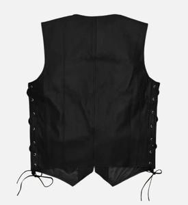 Gilet en cuir à la mode pour hommes nouveau Design 100% bonne qualité en cuir prix raisonnable vêtements d'hiver - Product Image 4