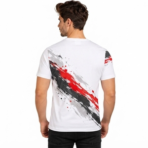 T-shirt classique décontracté pour hommes, à manches courtes, conçu avec un tissu respirant, idéal pour la course à pied, le fitness, le travail et les sorties du week-end - Product Image 2