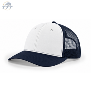 หมวกแก๊ป Trucker แบบกำหนดเอง ขายส่งจากเวียดนาม หมวก Snapback 6 แผง ตาข่ายปักโลโก้ OEM ODM หมวกกีฬากลางแจ้ง ผ้าฝ้ายผสมโพลีเอสเตอร์ - Product Image 1