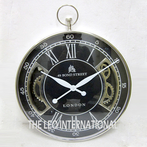 Sắt Kim Loại Hình Tròn Màu Đen Hoàn Thành Đồng Hồ Treo Tường Phong Cách Ưa Thích Sang Trọng Handmade Hot Bán Chất Lượng Cao Nhất Trang Trí Bảng Đồng Hồ - Product Image 5