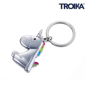 Portachiavi in Metallo Unicorno Einhorn, Gadget Personalizzati per Aggiungere un Tocco Magico ai Tuoi Oggetti - Product Image 1