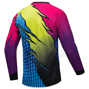 Jersey de Ciclismo de Montaña Sublimado Personalizado, Transpirable, OEM, de Alta Calidad - Product Image 2
