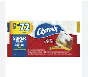 Mejor precio Charmins Papel Higiénico Ultra Fuerte 12 Mega Rollos Al Por Mayor En Stock Listo Para Enviar - Product Image 2