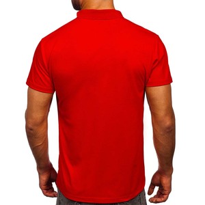 Polo à manches courtes pour homme en chiné anthracite avec poche, motif uni personnalisé, polos de travail et de golf - Product Image 6