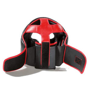 Casco de Protección Profesional para Boxeo con Cuero Genuino, Cierre Ajustable de Gancho y Bucle, Protector de Cabeza - Product Image 1