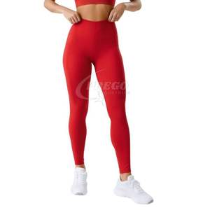 Custom Wholesale Womens Breathable High Waist <b>Leggings</b> Soft Polyester Fitness Pants Wholesale Casual <b>Summer</b> Wear For Women - Product Image 1