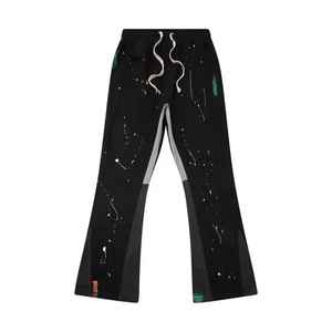 กางเกงวอร์มผู้ชายผ้าฟลีซเทอร์รี่ทรงแบ็กกี้แบบเรียงซ้อน - Product Image 3