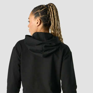 Haut à capuche court et doux pour femmes, parfait pour se détendre à la maison ou faire des courses, respirant et confortable - Product Image 4