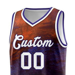 Cómodo transpirable Bsci poliéster ropa deportiva equipo entrenamiento baloncesto uniforme precio al por mayor uniforme de baloncesto - Product Image 6