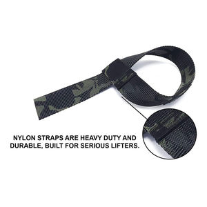 Sangles de musculation en néoprène de qualité supérieure, design en forme de huit, légères, antidérapantes, respirantes, unisexes, pour la salle de sport, entraînement avancé - Product Image 3