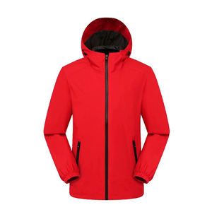 Chaqueta Cortavientos Larga con Capucha y Parches Personalizados de Invierno de Alta Calidad para Hombre con Color Personalizado y Servicio OEM - Product Image 1