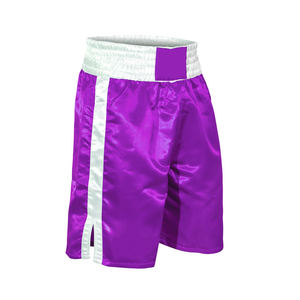 Short de boxe à séchage rapide pour hommes OEM, logo personnalisé, couleur unie, vêtements de karaté et d'arts martiaux très vendus - Product Image 6