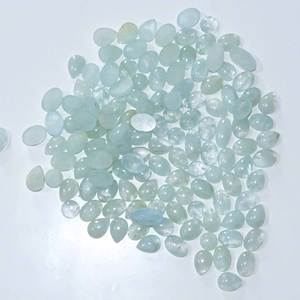 AAA + Super qualité naturel aigue-marine Cabochon en vrac taille libre Quartz pierres précieuses lot de gros pour la fabrication de bijoux fins - Product Image 6