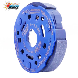 SUN Racing MIO100 Nuevo Ensamblaje de Embrague de Velocidad de Acero Azul 1000 RPM y Zapatas para Modificaciones y Actualizaciones de Scooter Modelo MO100-CVT005 - Product Image 2