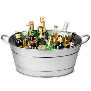 Metal vino cubo de hielo hogar Hotel restaurante Bar hecho en La India venta al por mayor cantidad a granel de alta calidad moderno único Metal - Product Image 6