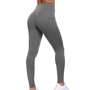 Gimnasio Yoga Leggings Scrunch Butt V Shape Butt Lift Tight Cintura elástica Entrenamiento Correr Entrenamiento Yoga Pantalones Leggings para mujeres - Product Image 4