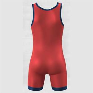 Combinaisons de lutte sans bretelles pour jeunes, design moderne, fermeture à pression, respirantes, séchage rapide, polyester et élasthanne, couleur personnalisée - Product Image 3