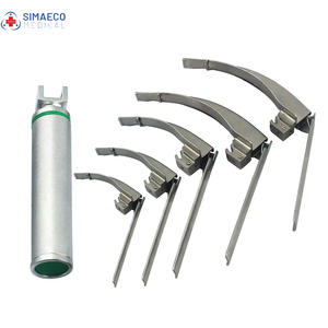 Laringoscopio convencional desechable de fibra óptica, Juego de 4 cuchillas con mango de batería, juego de diagnóstico ENT/dermatoscopio/otoscopio - Product Image 4