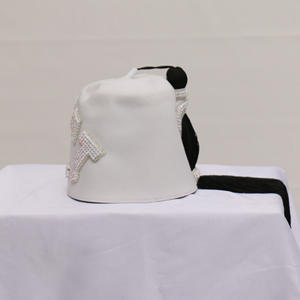 Design de qualité supérieure personnalisé Oem couleur blanche Fez Oes blanc Fez ordre de l'étoile de l'Est maçonnique Regalia Fez - Product Image 5