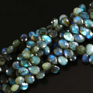 Cuentas de Labradorita Azul Brillante Facetadas en Forma de Pera, Cuentas de Piedras Preciosas de Labradorita Natural, Alta Calidad, Suministro al por Mayor del Fabricante, Venta al por Mayor - Product Image 5