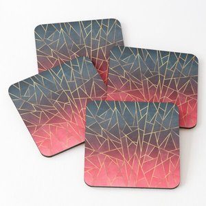 Authentic Acacia Solid Wood <b>Coaster</b> <b>Set</b> with Holder Insulation Mat for Home Trendy Product for Table Decoration - Product Image 5