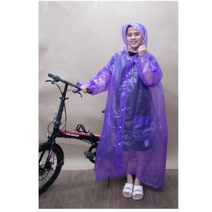 Ropa impermeable colorida Pedidos personalizados Precio al por mayor MOQ bajo Impermeables CON CAPUCHA DE PE para una sola persona Origen de Vietnam - Product Image 5