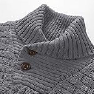 Pull en polyester à manches longues à col rond décontracté pour homme de haute qualité Séchage rapide Tricotage chaud d'hiver avec motif sur le devant - Product Image 2