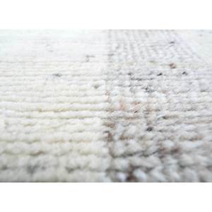 พรมขนสัตว์ถักมือสีเบจและสีน้ำตาล ลายแบบนามธรรม ขนาดใหญ่ สำหรับตกแต่งห้องนั่งเล่น-Reb-1184 - Product Image 3