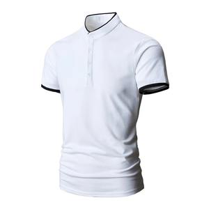 Camiseta POLO de manga corta multicolor informal de verano para hombre - Product Image 3