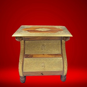 Table d'angle de lit en bois de qualité supérieure table de chevet accessoire de chambre élégant fabriqué à la main meubles durables - Product Image 1