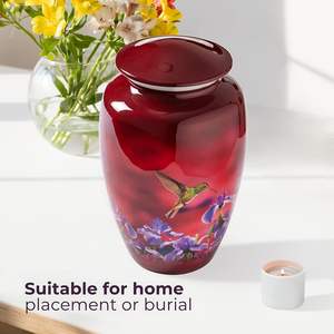 Urnes funéraires pour cendres humaines, urnes décoratives pour cendres, urnes funéraires artisanales en forme de colibri, tendance - Product Image 6