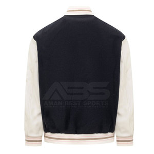 Uso al aire libre Stand Collar Hombres Letterman Chaqueta Streetwear Ropa de abrigo Letterman Chaqueta para hombres - Product Image 3