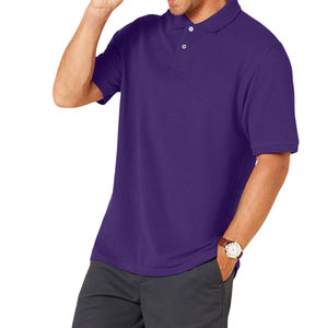 OEM Vente en gros Personnalisé Polo pour hommes en coton de luxe à manches courtes, style décontracté, avec broderie et impression personnalisée - Product Image 3