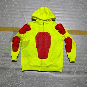 Sweat à capuche motard noir pour homme Protection blindée approuvée CE avec polaire entièrement doublée et tissu aramide Sweat à capuche moto grande taille - Product Image 1