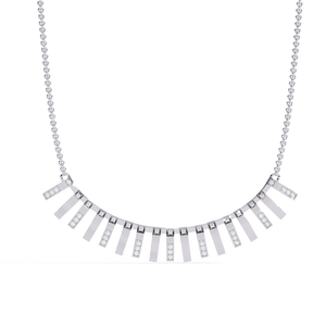 Collar de Diamantes Cultivados en Laboratorio de Oro de 18k para Mujer, Hermoso Accesorio de Lujo - Product Image 3