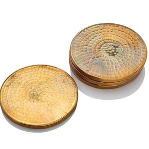 Personalized Branding Logo Corporate Gifts Restaurant <b>Drink</b> Serve <b>Coasters</b> Mats and Placemats Premium Brass Custom <b>Drink</b> <b>Coaster</b> - Product Image 4