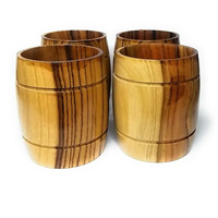 Produit de qualité supérieure Verre en bois naturel Verre à bière Offres Spéciales Design unique créatif Qualité supérieure de luxe