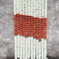 Künstliche Jasmin-Rosen-Blumengirlande Langlebige Romantische Punjabi-Hochzeit Einweihungsfeier Diwali-Dekoration Vielseitige Wanddekoration