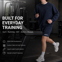 Shorts de sport en jersey 100% coton avec cordon de serrage élastique, écologiques, fournisseur d'articles de sport personnalisés à marque privée, shorts décontractés pour hommes
