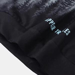 Sweat-shirts à capuche pour hommes de qualité supérieure, coupe-vent, motif forêt, en molleton double épaisseur, en coton mélangé, à épaules tombantes - Logo personnalisé - Product Image 6