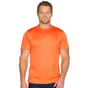 T-shirts de sport vierges en gros, coupe classique, pour hommes, t-shirts de course unisexes, t-shirt de performance à manches courtes - Product Image 3