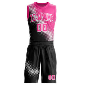 Uniforme de basket-ball personnalisé en sublimation, en spandex/polyester, antibactérien, vêtements d'équipe sportive, uniforme de basket-ball - Product Image 2
