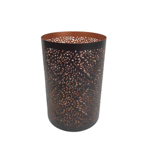 Soporte de Metal de hierro redondo de calidad superior, nuevo diseño, tarro de vela de Color negro para decoración de sala de estar hecho a mano - Product Image 3