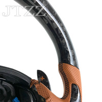 Volant de direction automobile en fibre de carbone forgée amélioré pour BMW F30 F22 F21 F20 316i 320i 328i, palettes de changement de vitesse