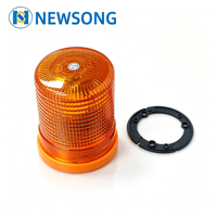 Feux de signalisation d'urgence à LED Amber haute luminosité 12V 24V pour camions lourds, chariots élévateurs, balise de sécurité, lumière d'avertissement