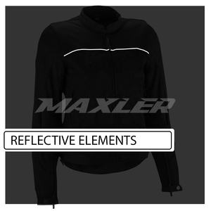 Veste d'été de moto pour femmes avec panneaux en maille respirante Armure approuvée CE Doublure imperméable détachable - Product Image 4